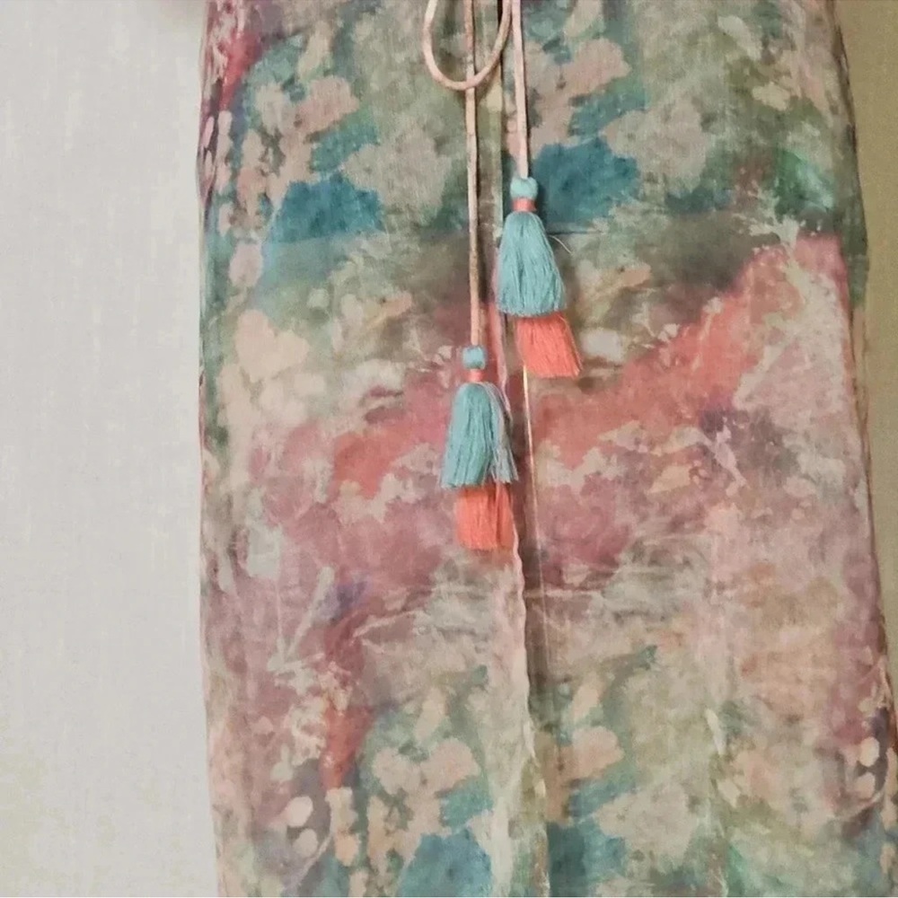 Soft Surroundings Multicolor Floral Topper / Kimono - Picture 4 of 7